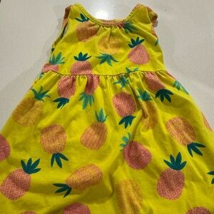 Wonder Nation Yellow and Pink Dress